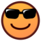 Smiling Face With Sunglasses emoji on Emojidex